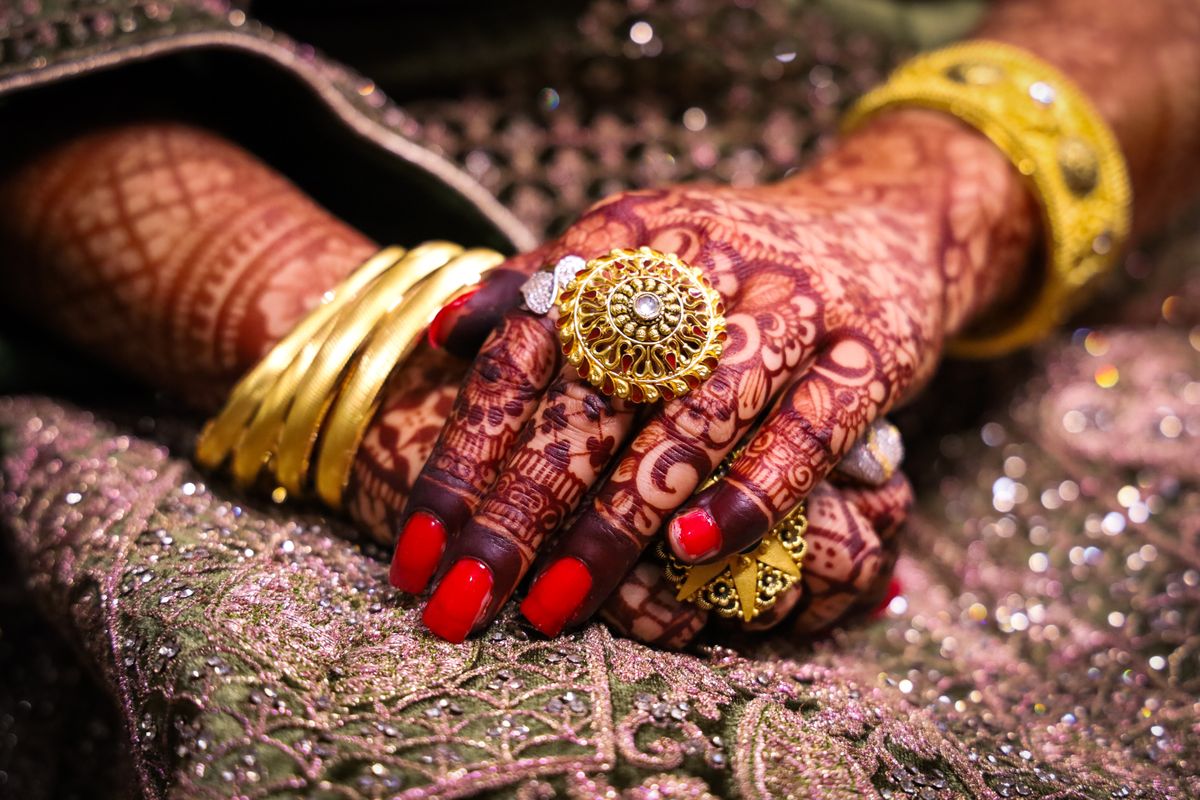 Antique Gold Kada Pair