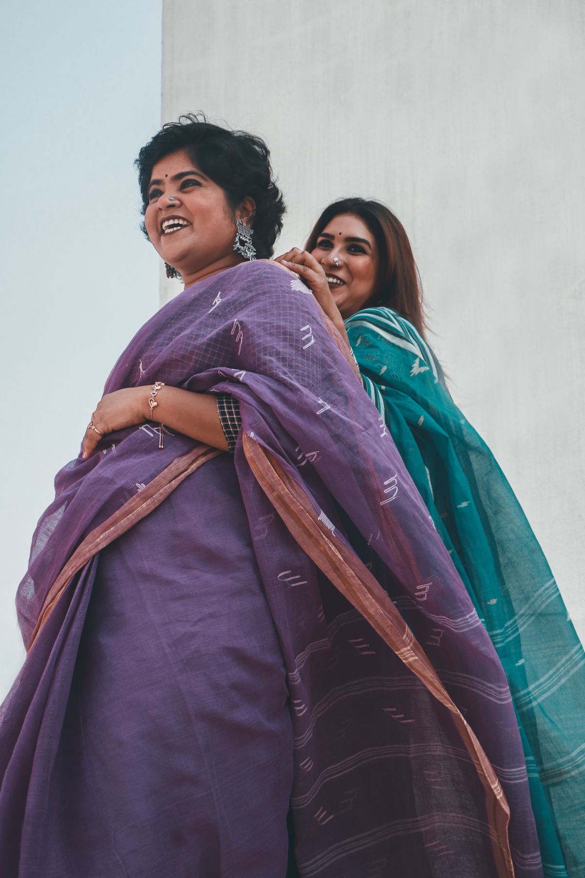 Lavender Mangalagiri Handloom Cotton Saree